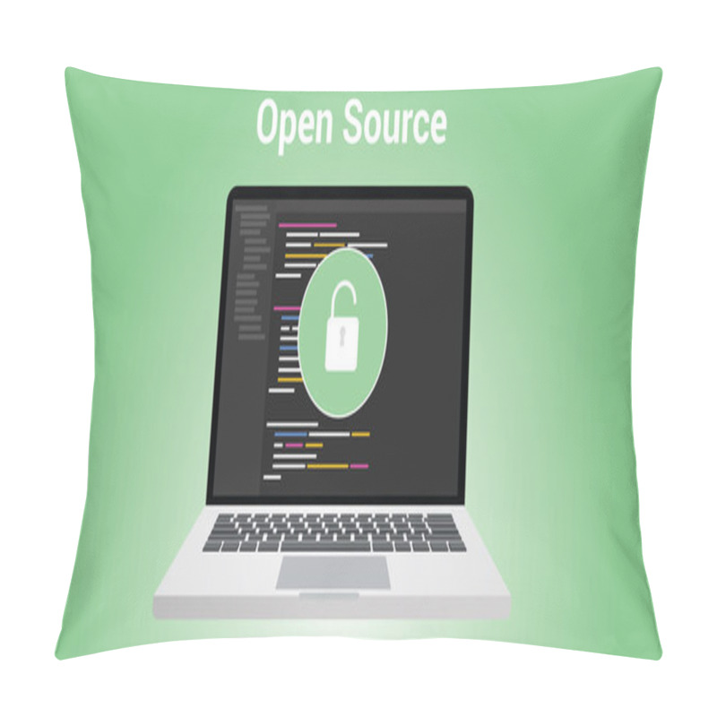 Personality  Open Source Code Program Technology Pillow Covers