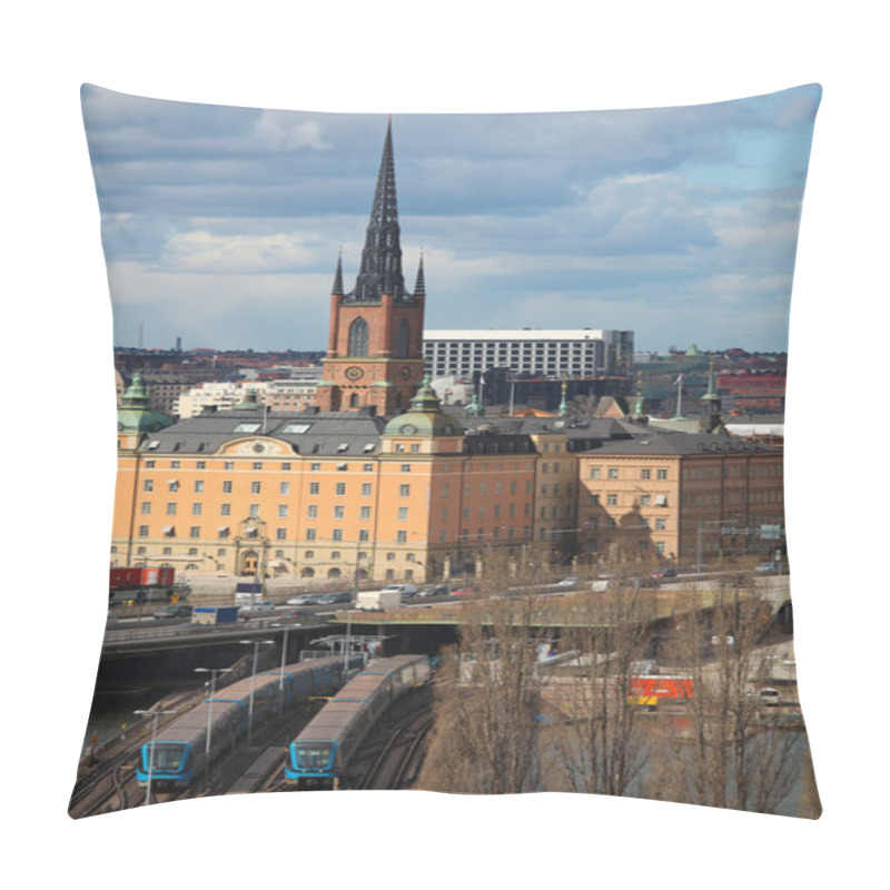 Personality  Center Of Stockholm, Sweden. Pillow Covers