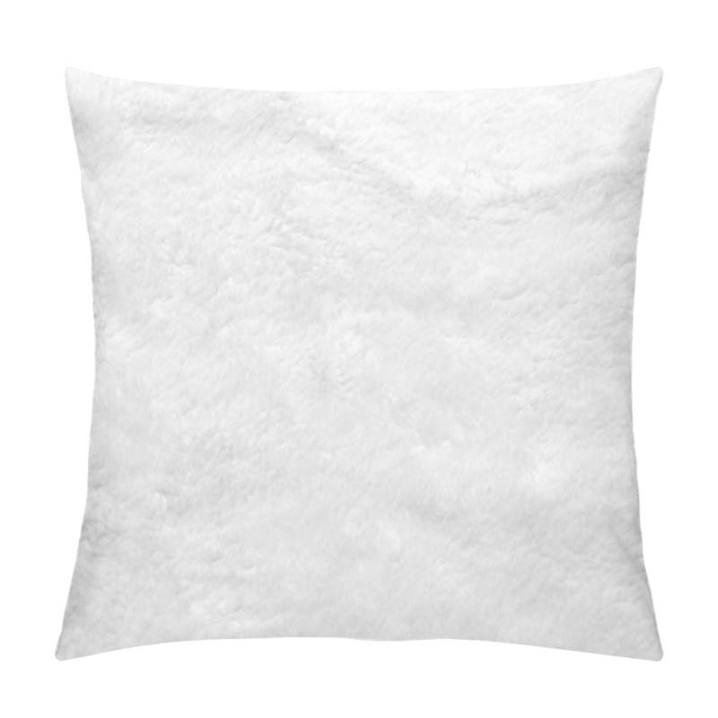 Personality  Texture Background From White Fur Of Animal Pillow Covers