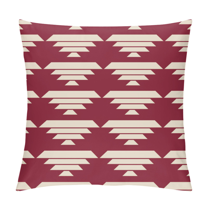 Personality  Abstract Pattern Design, Seamless Trendy Retro Background - 1960s, 1970s, 1980s Fashion Style Pillow Covers