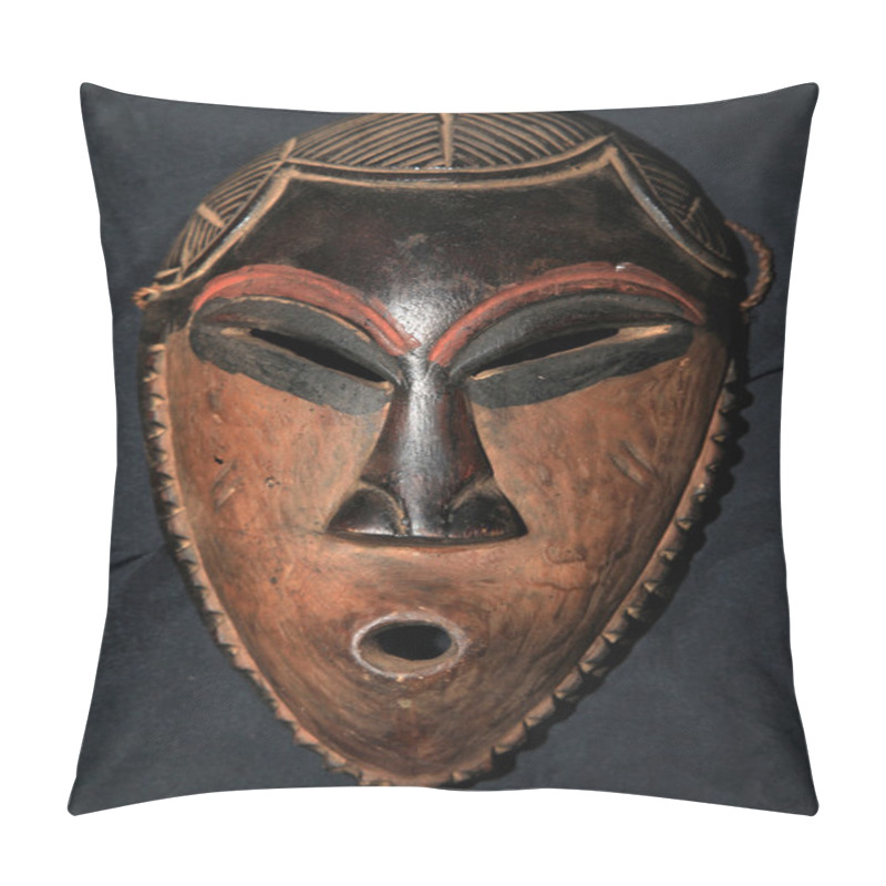 Personality  African Tribal Mask - Pende Tribe Pillow Covers