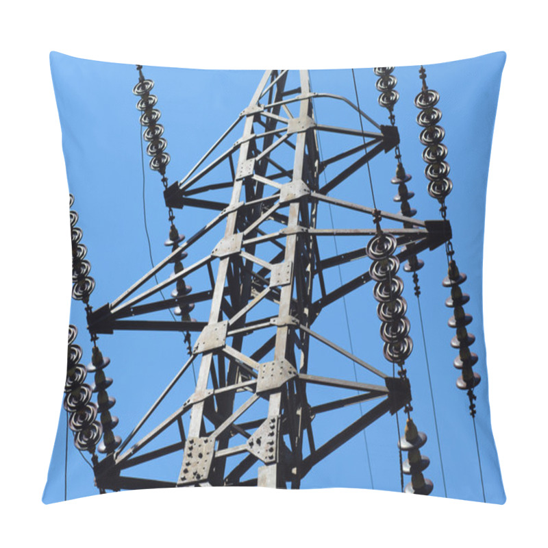 Personality  Line Of Electric Transmission, Tower Pillow Covers