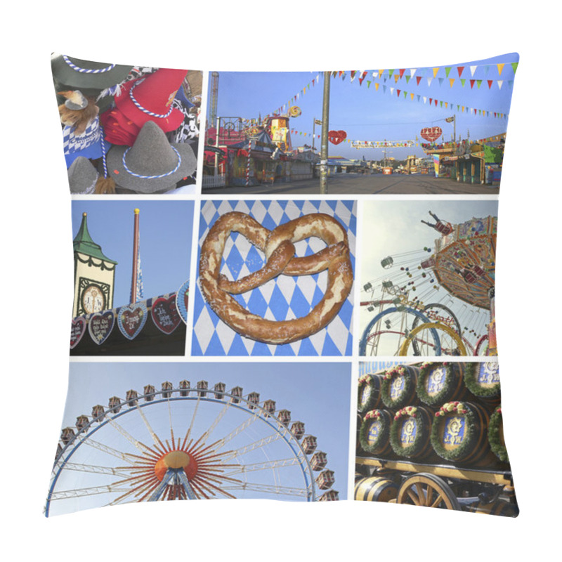 Personality  Collage - Bavarian Oktoberfest Munich Pillow Covers