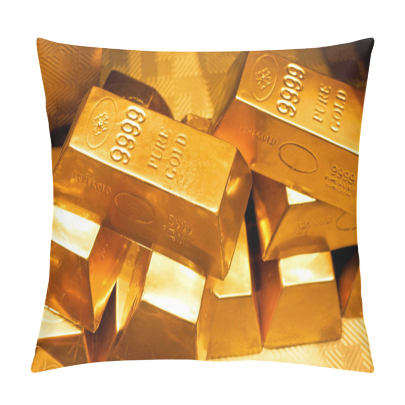 Personality  Gold Bars Pillow Covers