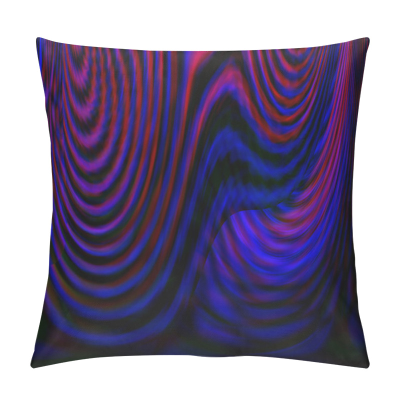 Personality  Wavy Abstract Glitch Effect. Pillow Covers