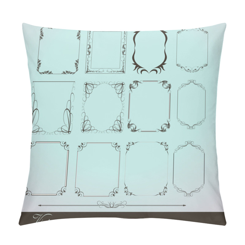 Personality  Corner Illustration Elements Frames Pillow Covers