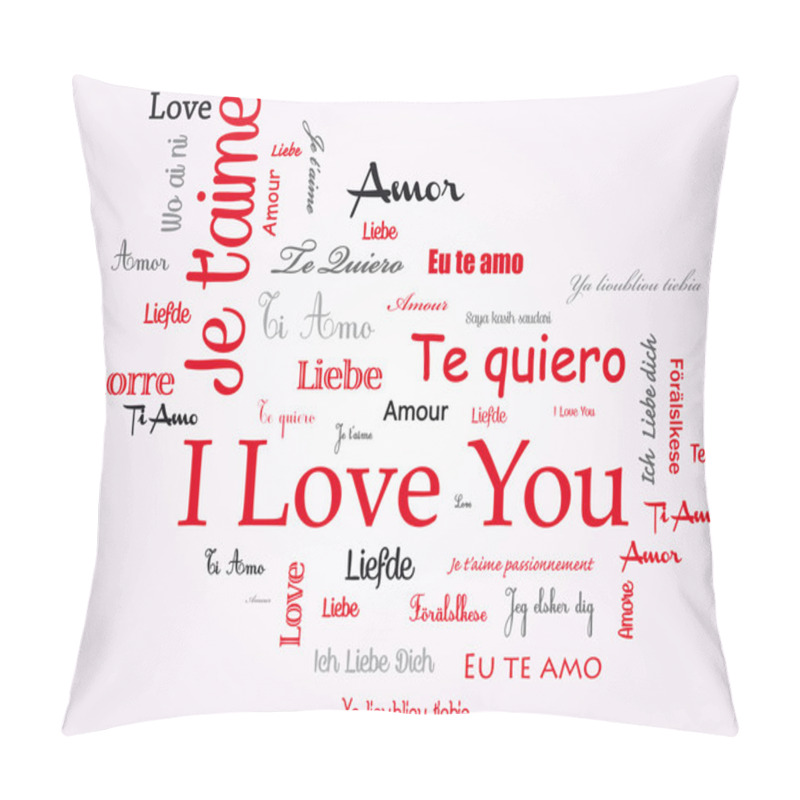 Personality  I Love You Pillow Covers