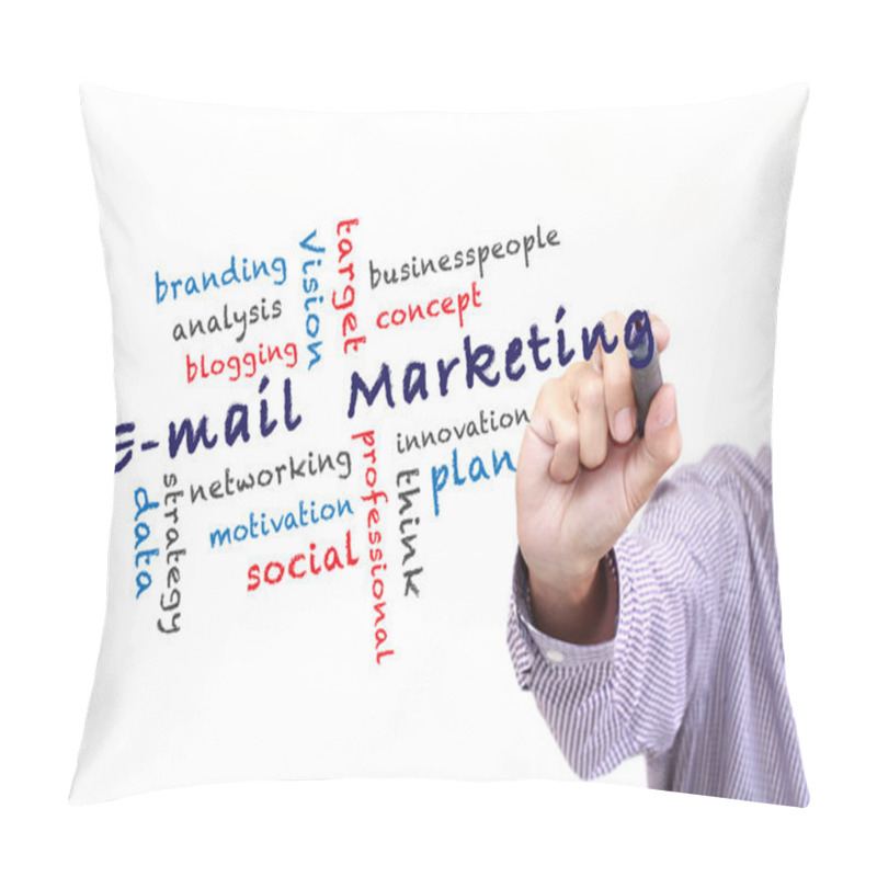 Personality  E-mail Marketing Concept Pillow Covers