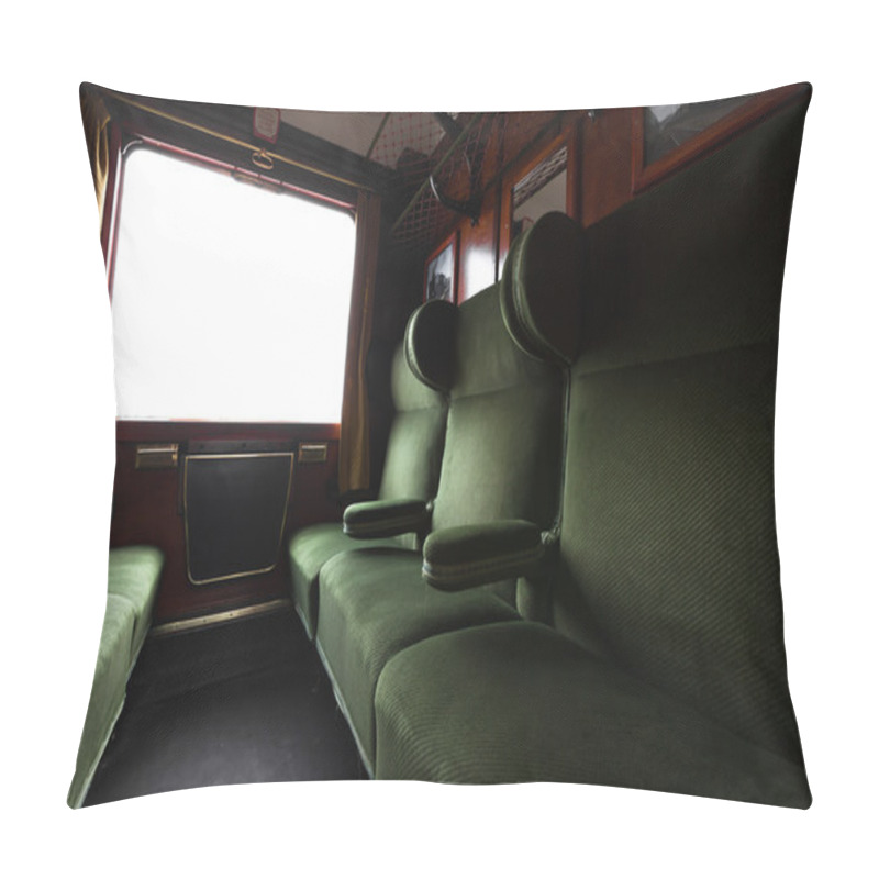 Personality  Antique Train Interior Pillow Covers