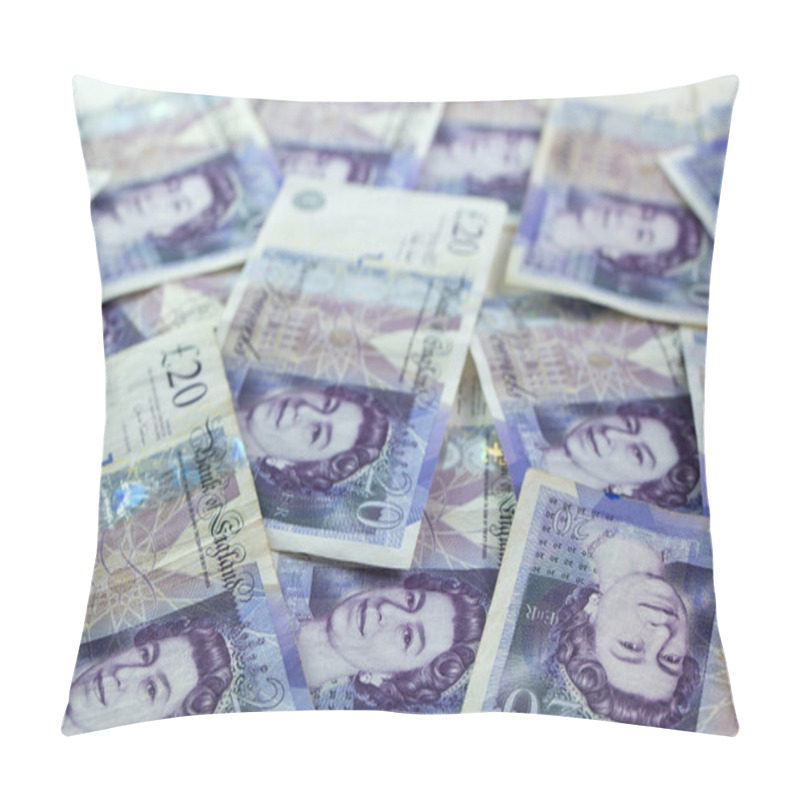 Personality  Twenty Pound Banknotes Pillow Covers