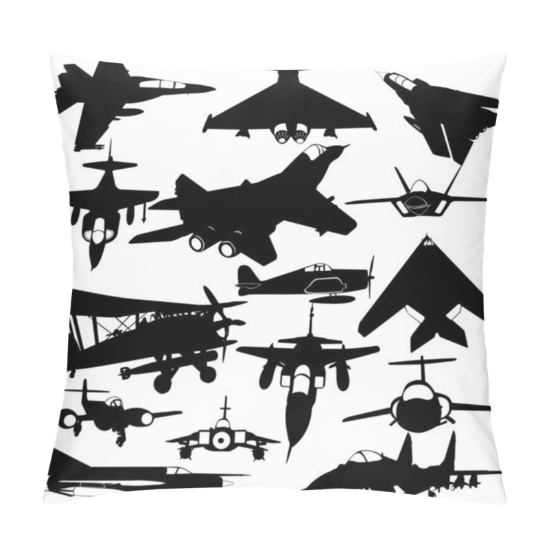 Personality  Military Airplanes Collection Pillow Covers