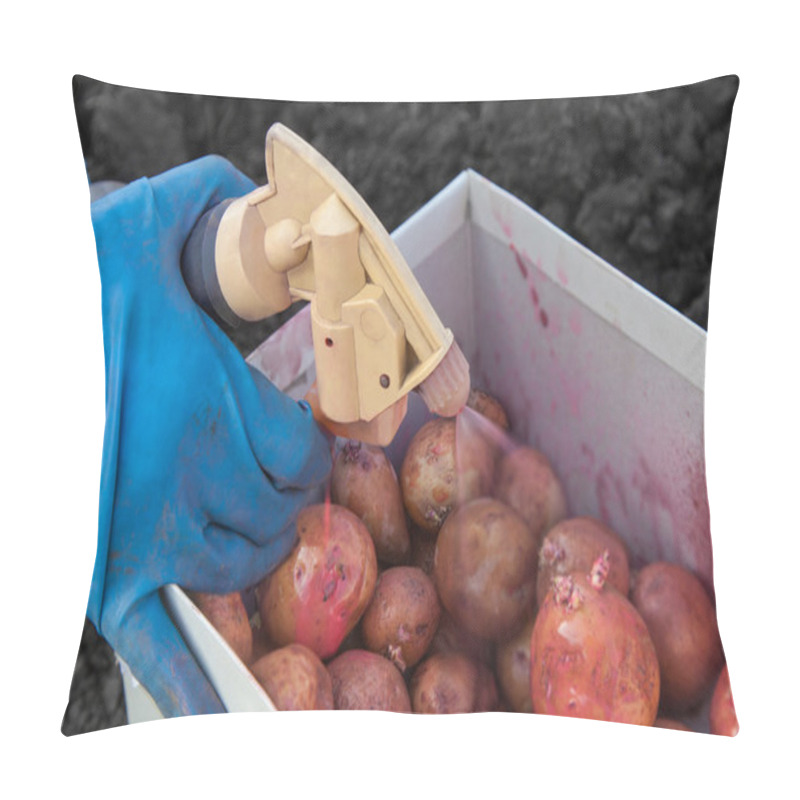 Personality  Handling Potato Insecticides Pillow Covers