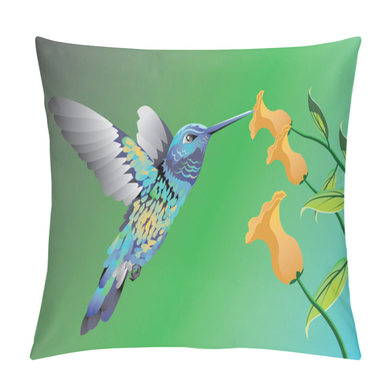 Personality  Hummingbird Pillow Covers