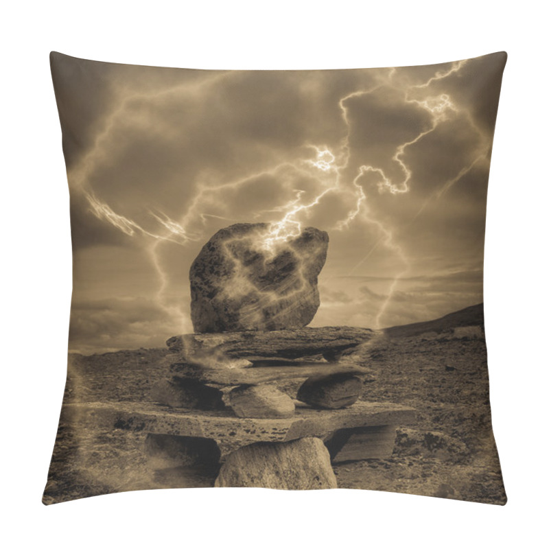 Personality  Misterious Stone Pillow Covers