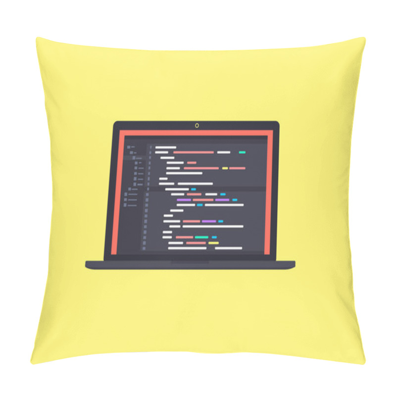 Personality  Code On The Screen Laptop Pillow Covers