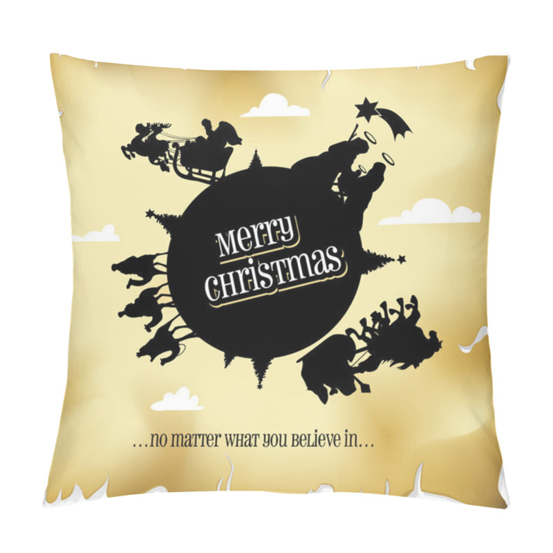 Personality  Merry Christmas Everyone Pillow Covers