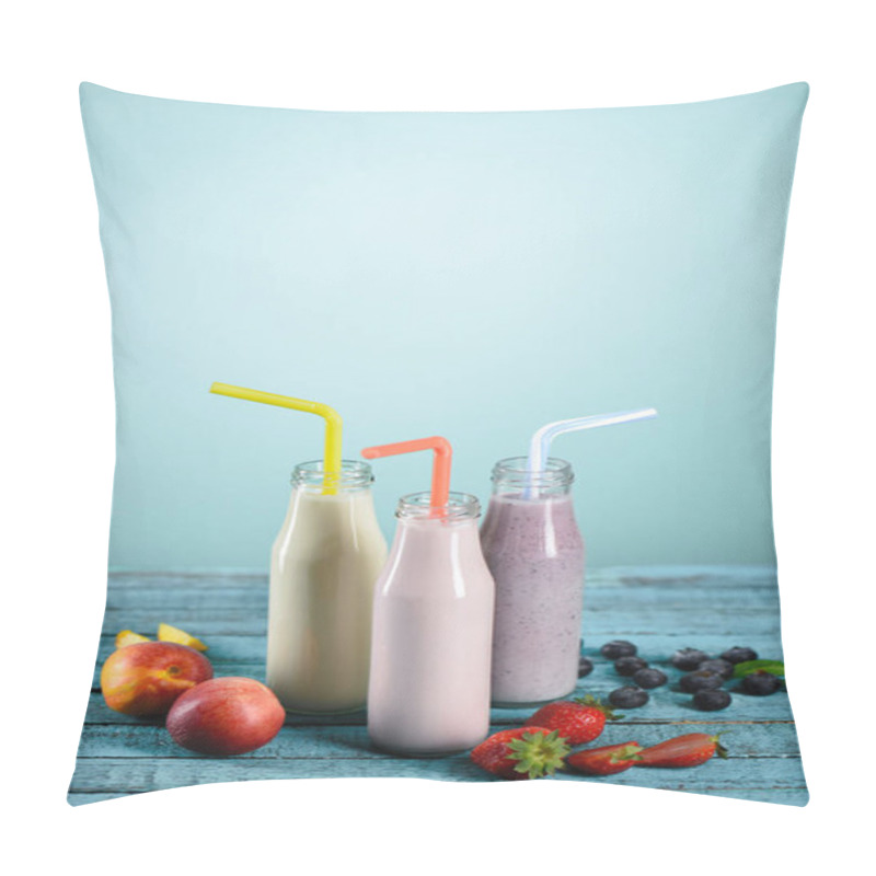 Personality  Milkshakes In Glass Bottles   Pillow Covers