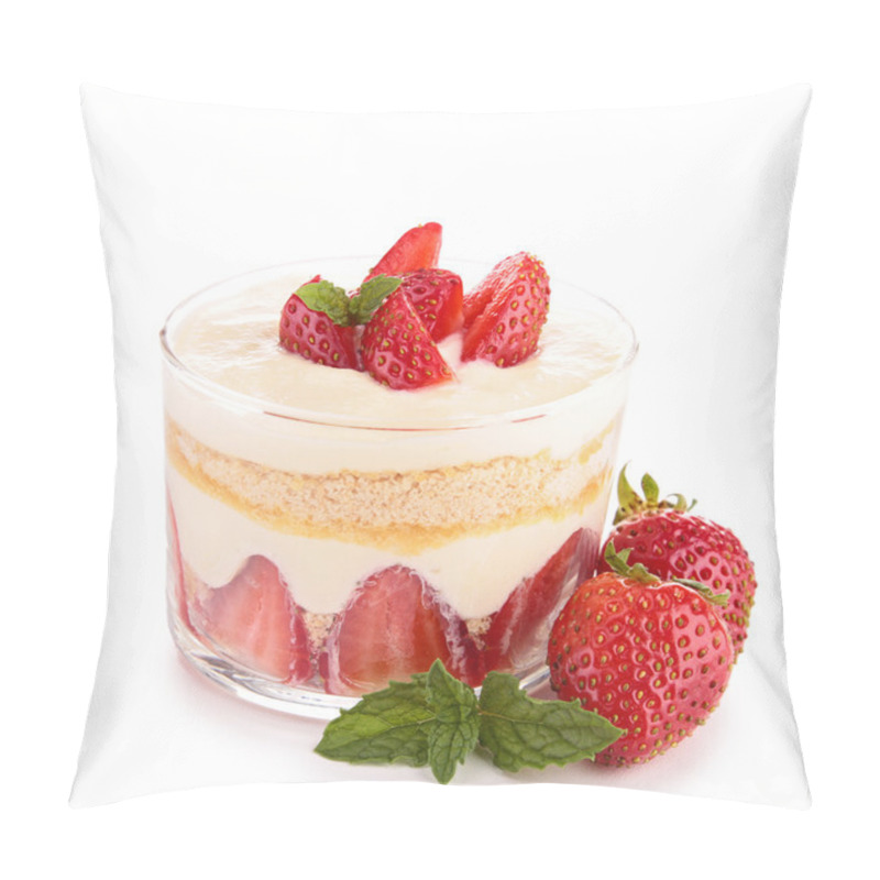 Personality  Strawberry Tiramisu Pillow Covers