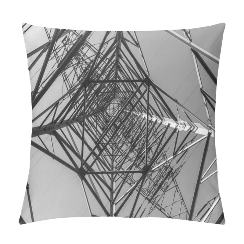 Personality  Electric Pylons Transporting Electricity Through High Tension Ca Pillow Covers