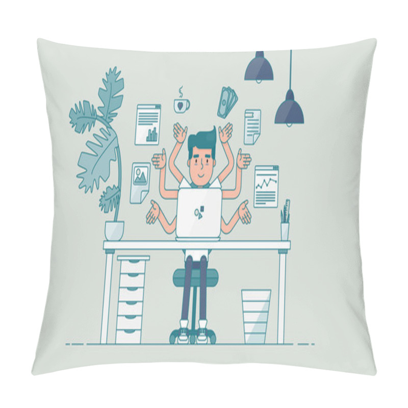 Personality  Creative Tech Workspace Pillow Covers