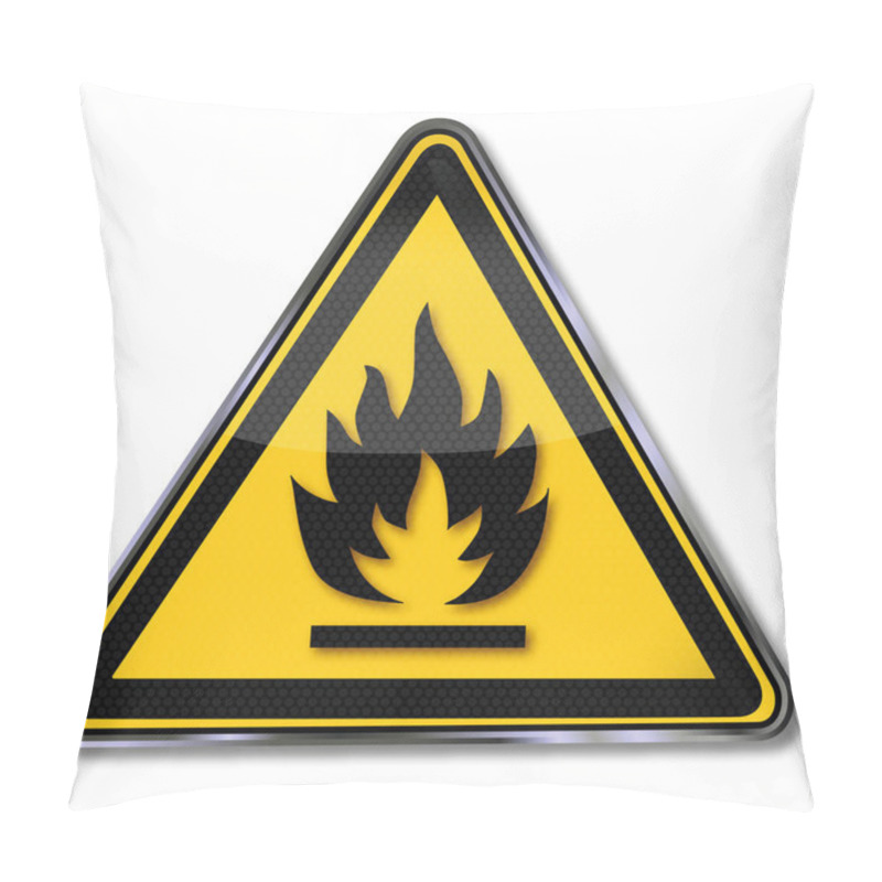 Personality  Warning Sign In The Road Pillow Covers