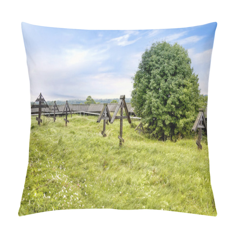 Personality  Cemetery On The Island Of Kizhi Pillow Covers