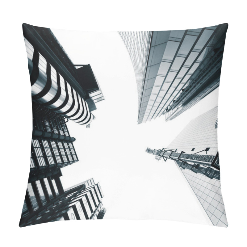 Personality  A Beautiful, Abstract, Monochrome Details Of A London Street Architecture. Exterior Details. Pillow Covers