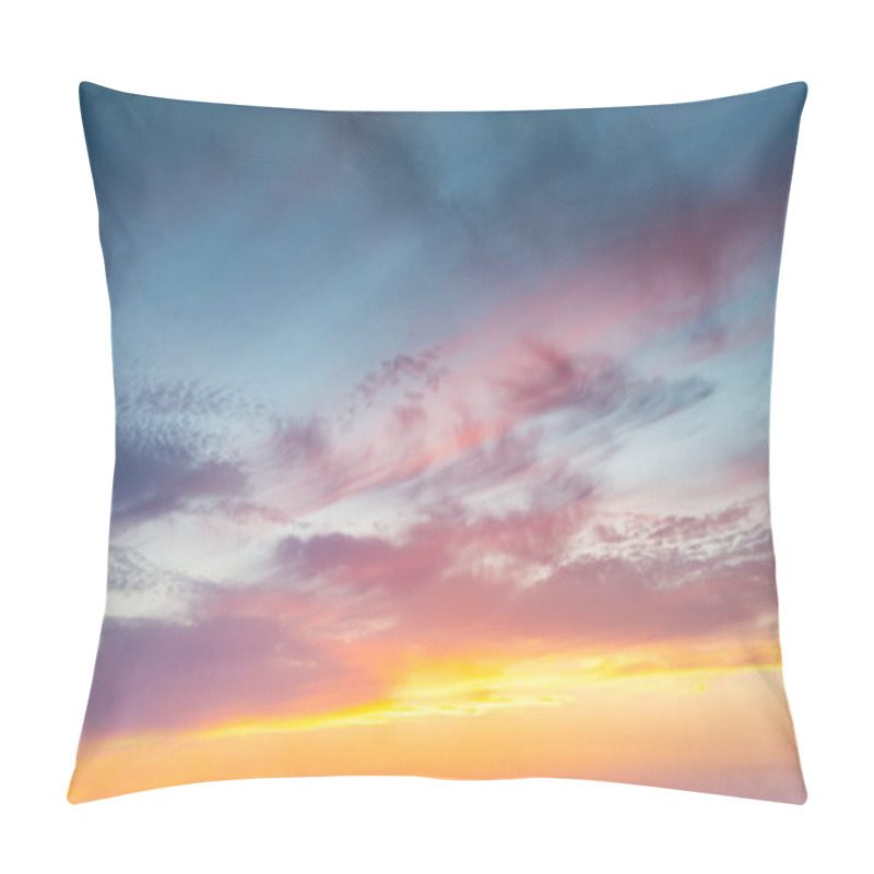 Personality  Sunset Landscape In The Sky After Sunse Pillow Covers