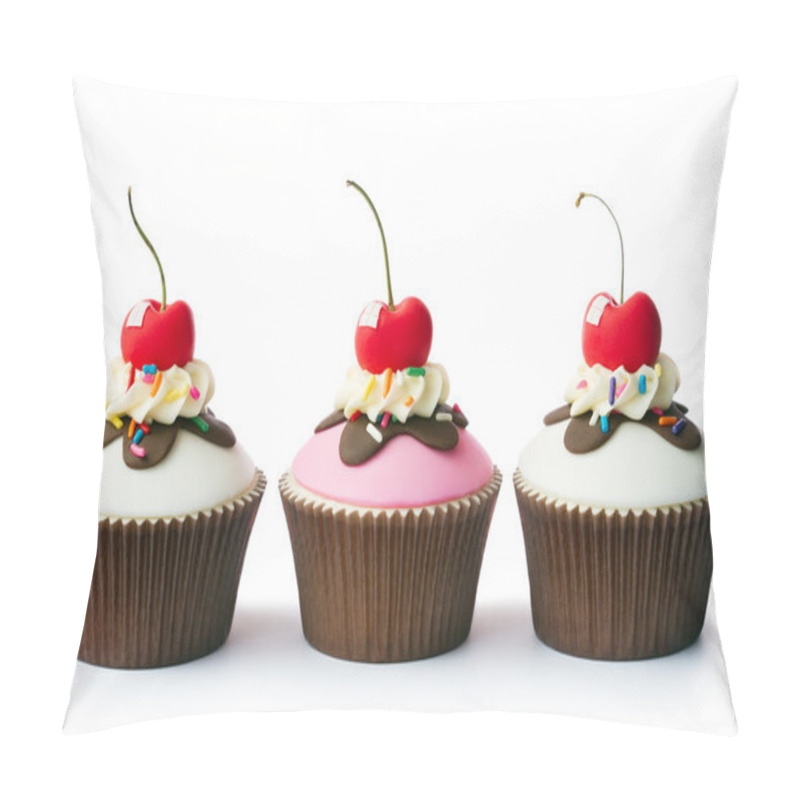 Personality  Ice Cream Sundae Cupcakes Pillow Covers