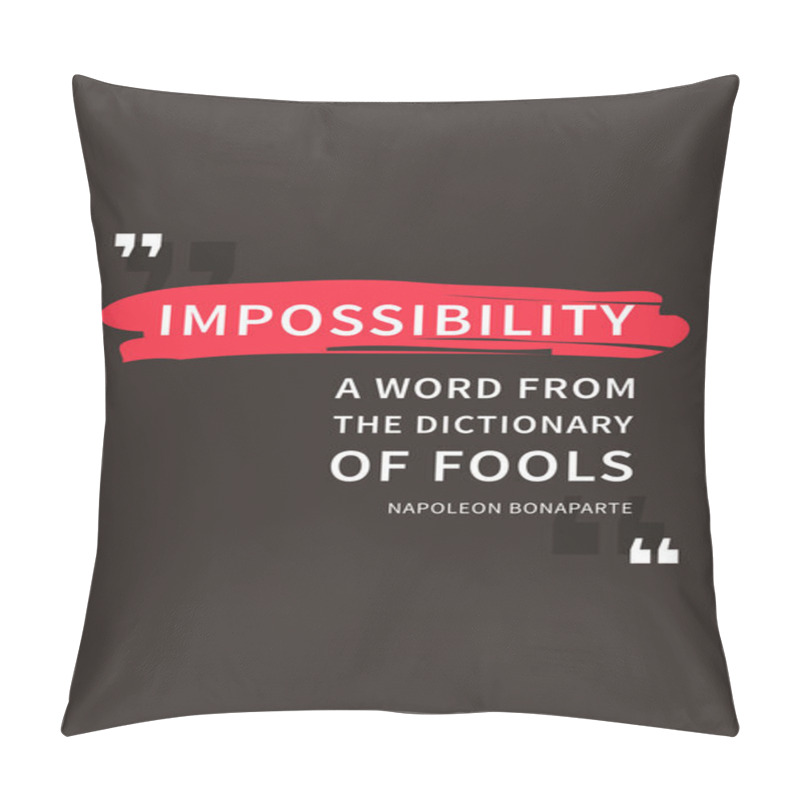 Personality  Inspirational Saying, Motivational Words Pillow Covers