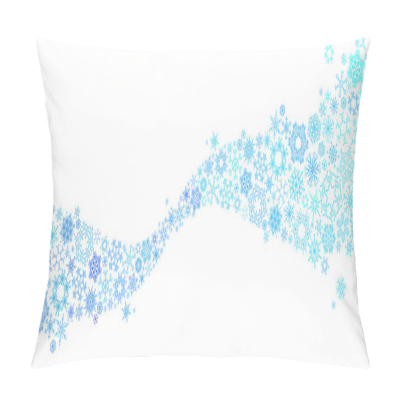 Personality  Vector Winter Background. Pillow Covers