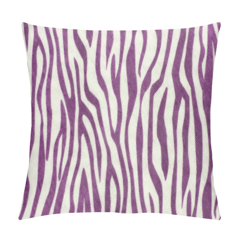 Personality  Pink And White Zebra Pattern. Pillow Covers