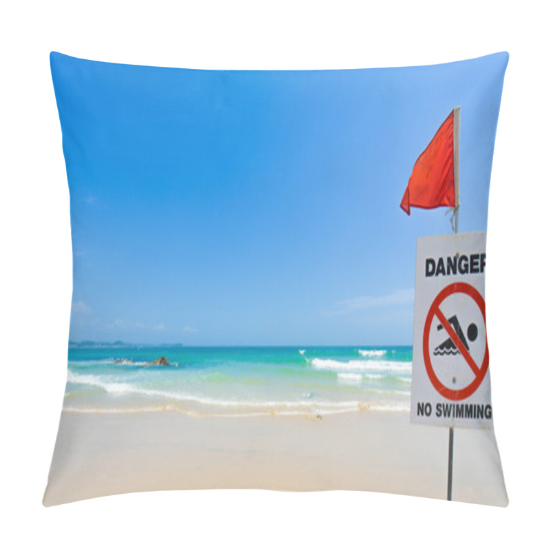 Personality  No Swimming Pillow Covers