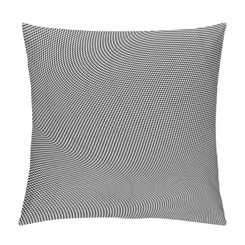 Personality  Black And White Checkered Background Pillow Covers