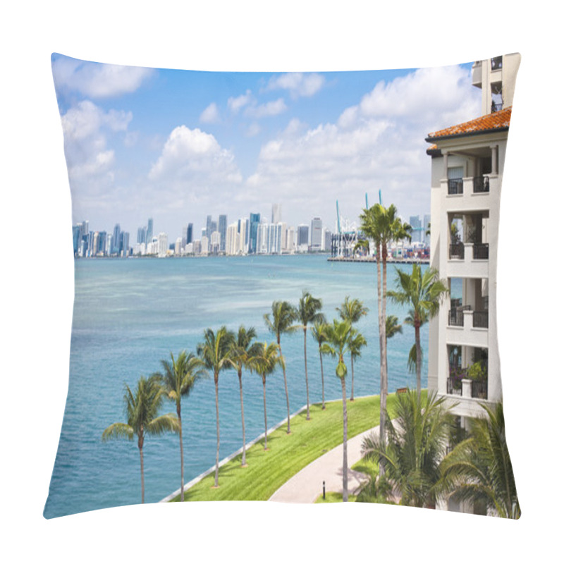 Personality  Miami Tropical Paradise Pillow Covers