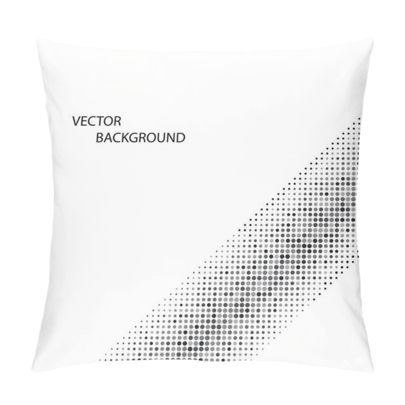 Personality  Halftone Element, Circular Halftone Pattern. Specks, Halftone Circle Gradient Pillow Covers