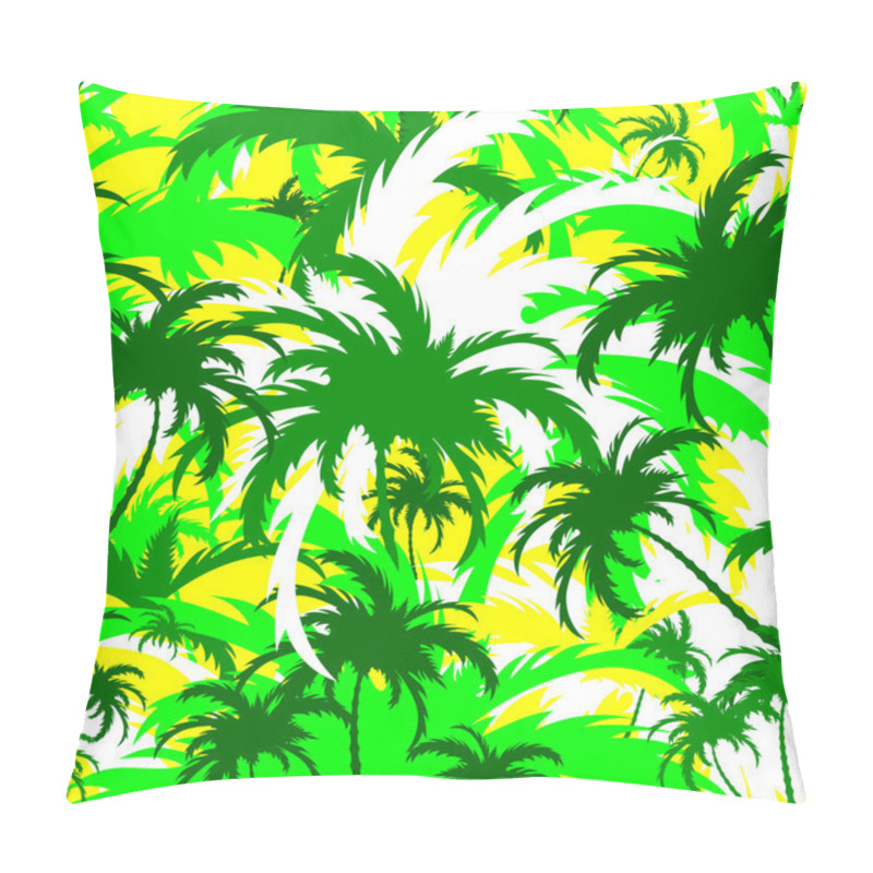 Personality  Palm Trees,seamless Background Pillow Covers