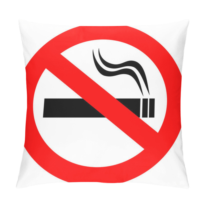 Personality  No Smoking Sign Pillow Covers