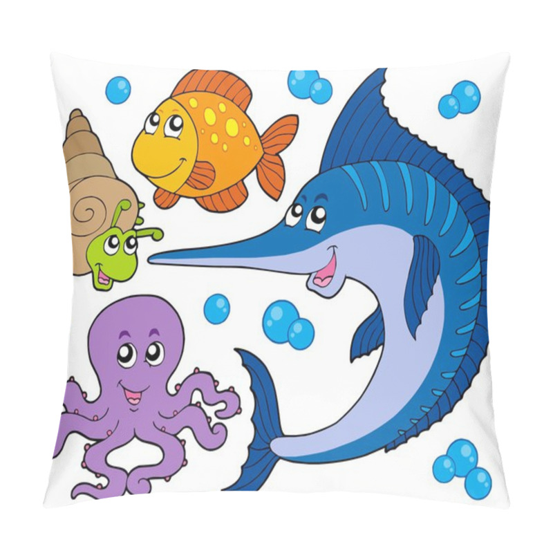 Personality  Aquatic Animals Collection 3 Pillow Covers