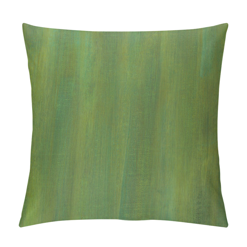 Personality  Green Painted Artistic Canvas Pillow Covers