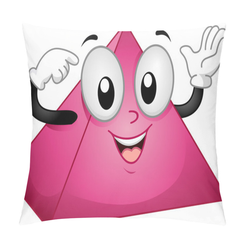 Personality  Pyramid Mascot Pillow Covers