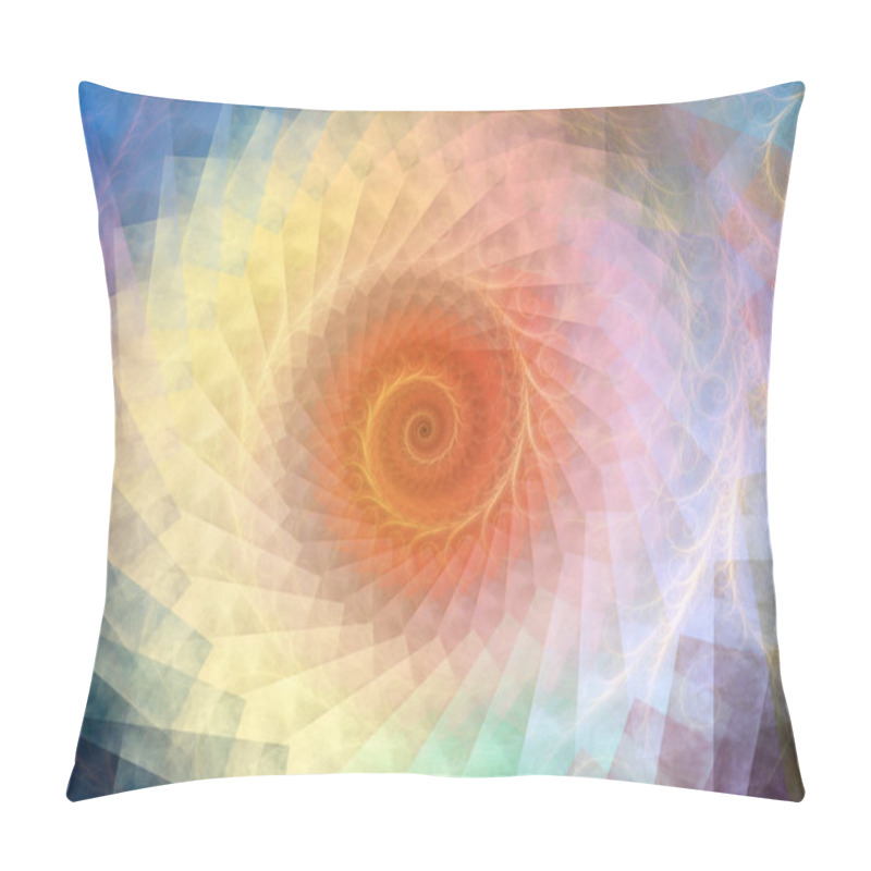 Personality  Spiral Background.  Pillow Covers