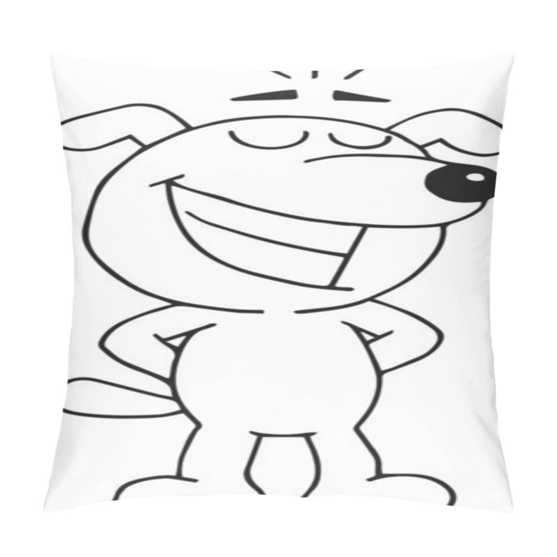 Personality  Happy Dog Pillow Covers