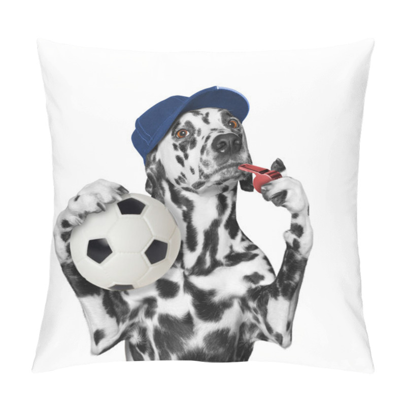 Personality  Dog With Ball And Whistle Pillow Covers