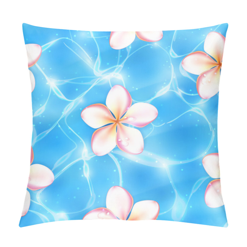 Personality  Water Surface With Flowers. Pillow Covers