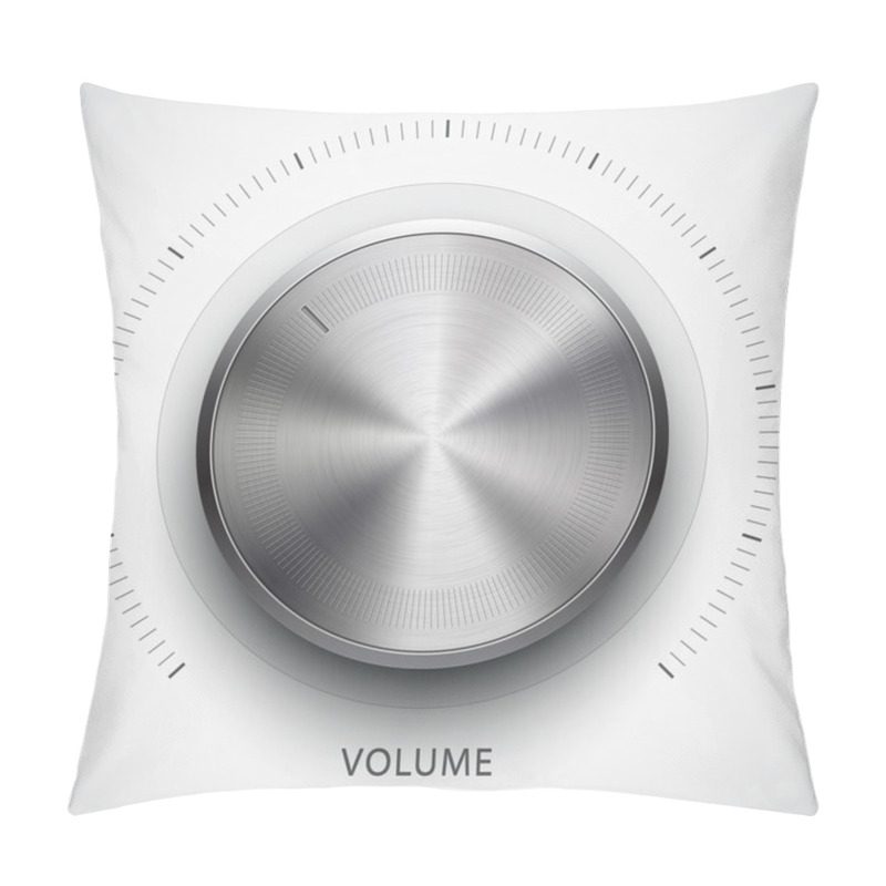 Personality  Technology Volume Button With Metal Texture Pillow Covers