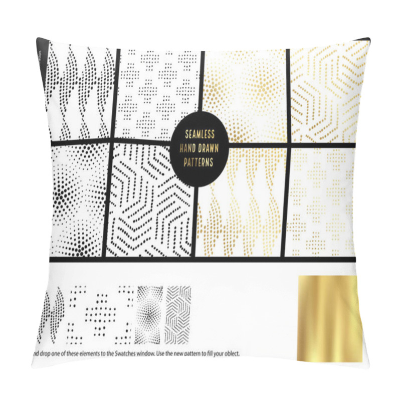 Personality  Hand Drawn Patterns - White Pillow Covers