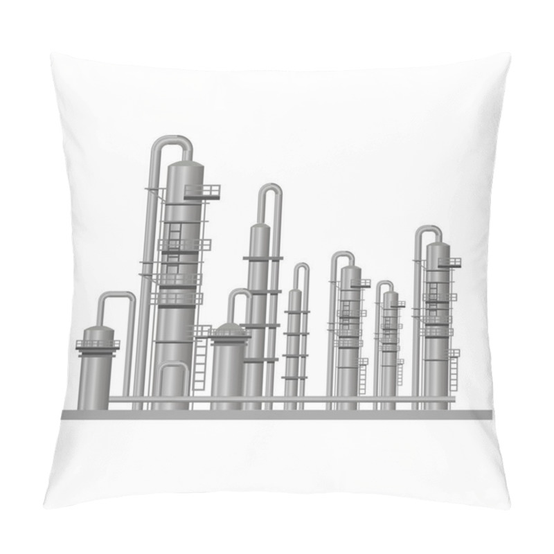 Personality  Chemical Plant Vector Pillow Covers