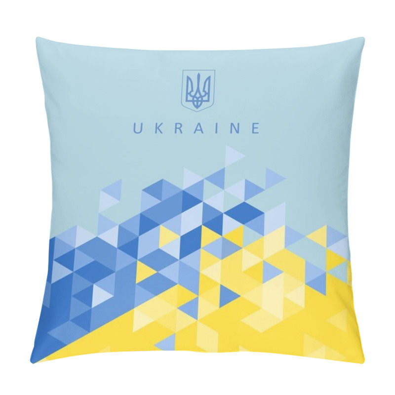 Personality  The National Symbol Of The Ukraine - Abstract Background Pillow Covers