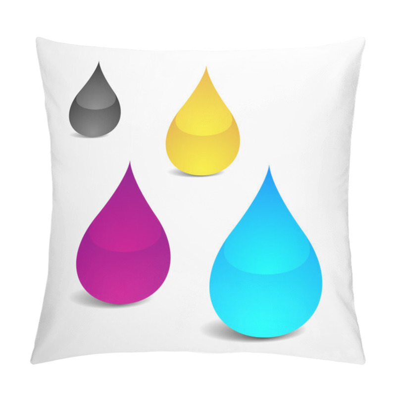 Personality  Inkjet Ink Drops Pillow Covers